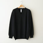 Cashmere 14G Knit V Neck #D.CHARCOAL [51052202]