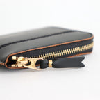 L字型ZIP財布 - TRIPLE STITCH #Black [8Z-S310-051]