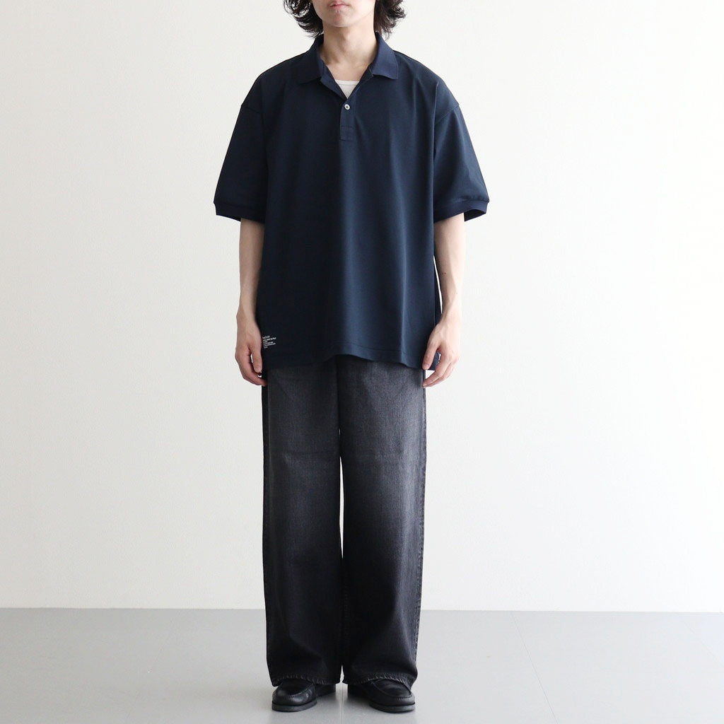 DRY PIQUE JERSEY S/S POLO #NAVY [FSC263-70036]