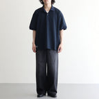 DRY PIQUE JERSEY S/S POLO #NAVY [FSC263-70036]