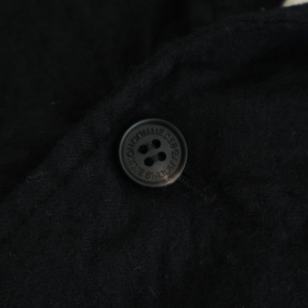 ウールサージ 製品縮絨ジャケット #BLACK [HP-J105-051]