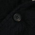 ウールサージ 製品縮絨ジャケット #BLACK [HP-J105-051]