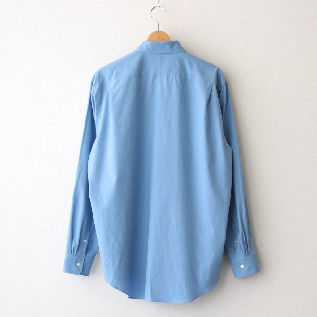WASHED FINX TWILL SHIRT #BLUE [A25SS01TN]