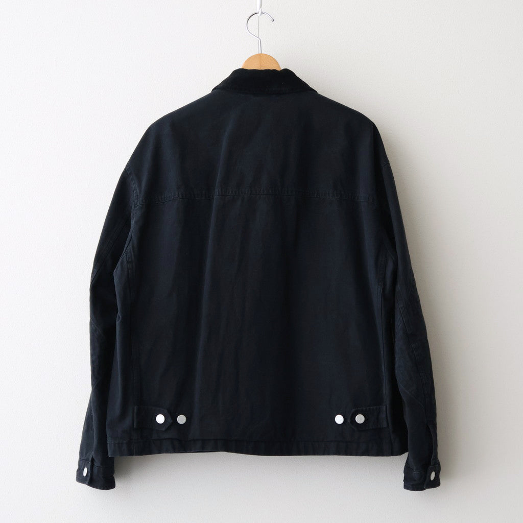 綿オックス 製品加工ブルゾン #BLACK [HP-J016-051] – ciacura