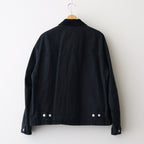 綿オックス 製品加工ブルゾン #BLACK [HP-J016-051]