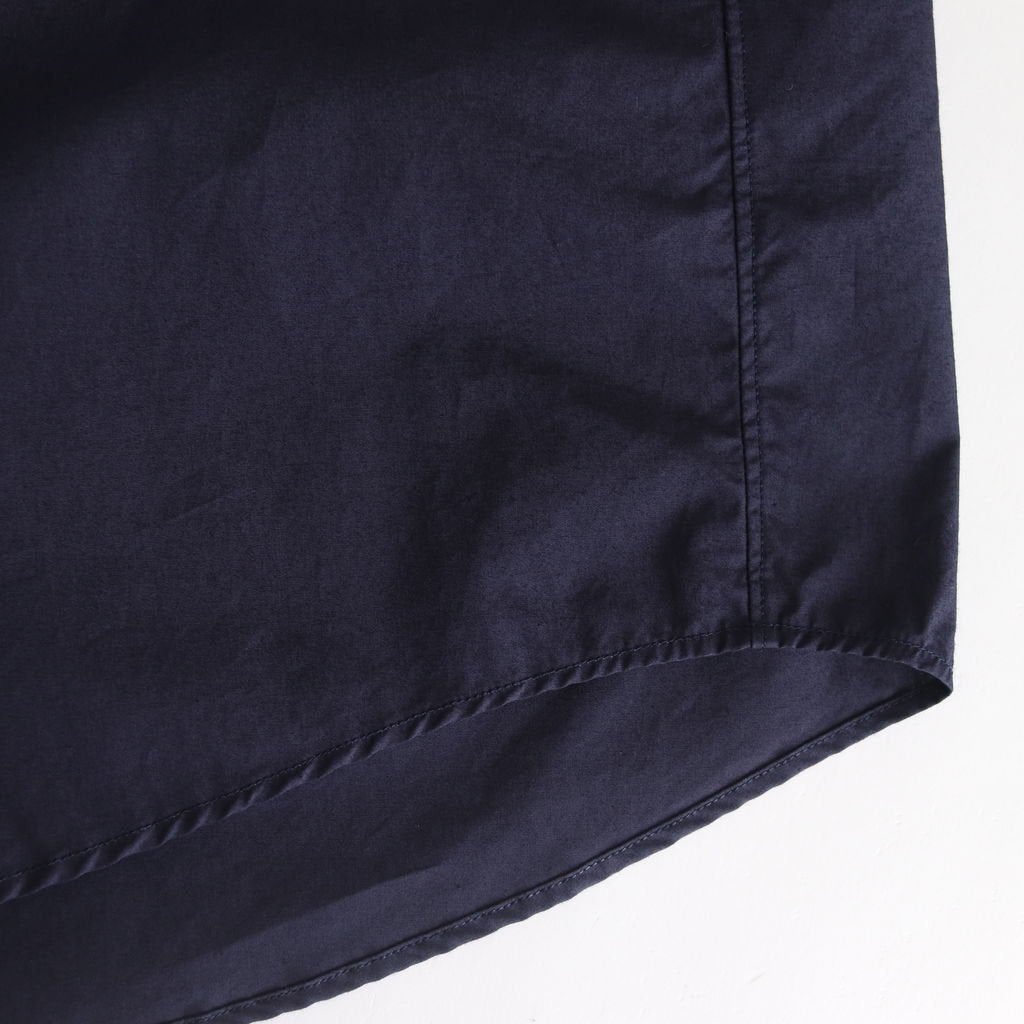 NTNPO｜60/1 Supima Cotton Typewriter Stand Collar Pullover Shirt #NAVY [S0-NC014PO]