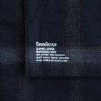 FLANNEL CHECK REVERSIBLE VEST #DARK NAVY [FSC253-30128]