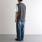 Links Zip Up Vest #Brown [2501-017]