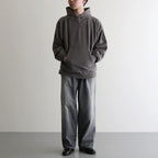 PIGMENT DYE HOODIE #DARK PURPLE [2541000904]