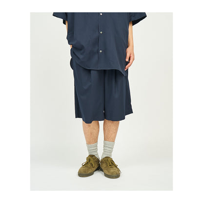 COOLFIBER TWO TUCK EASY SHORTS #NAVY [FSC241-40135]