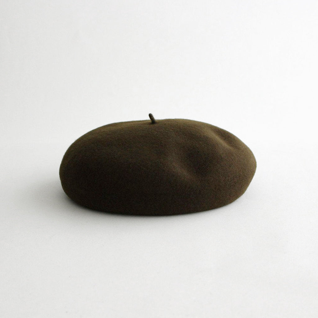 BASQUE BERET [BIG] #OLIVE [NO.21857]