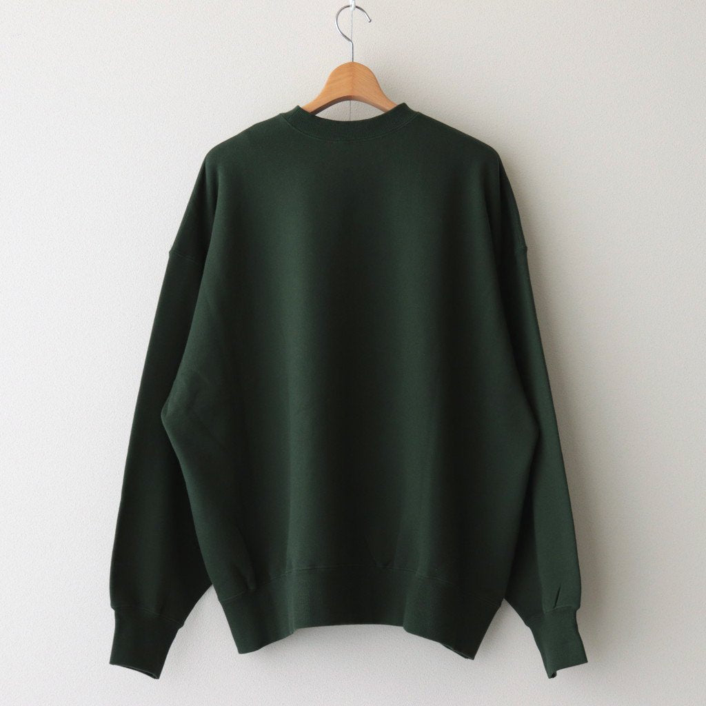 LIGHT OZ CREW NECK SWEAT #GREEN [FSW-23-SW_151]