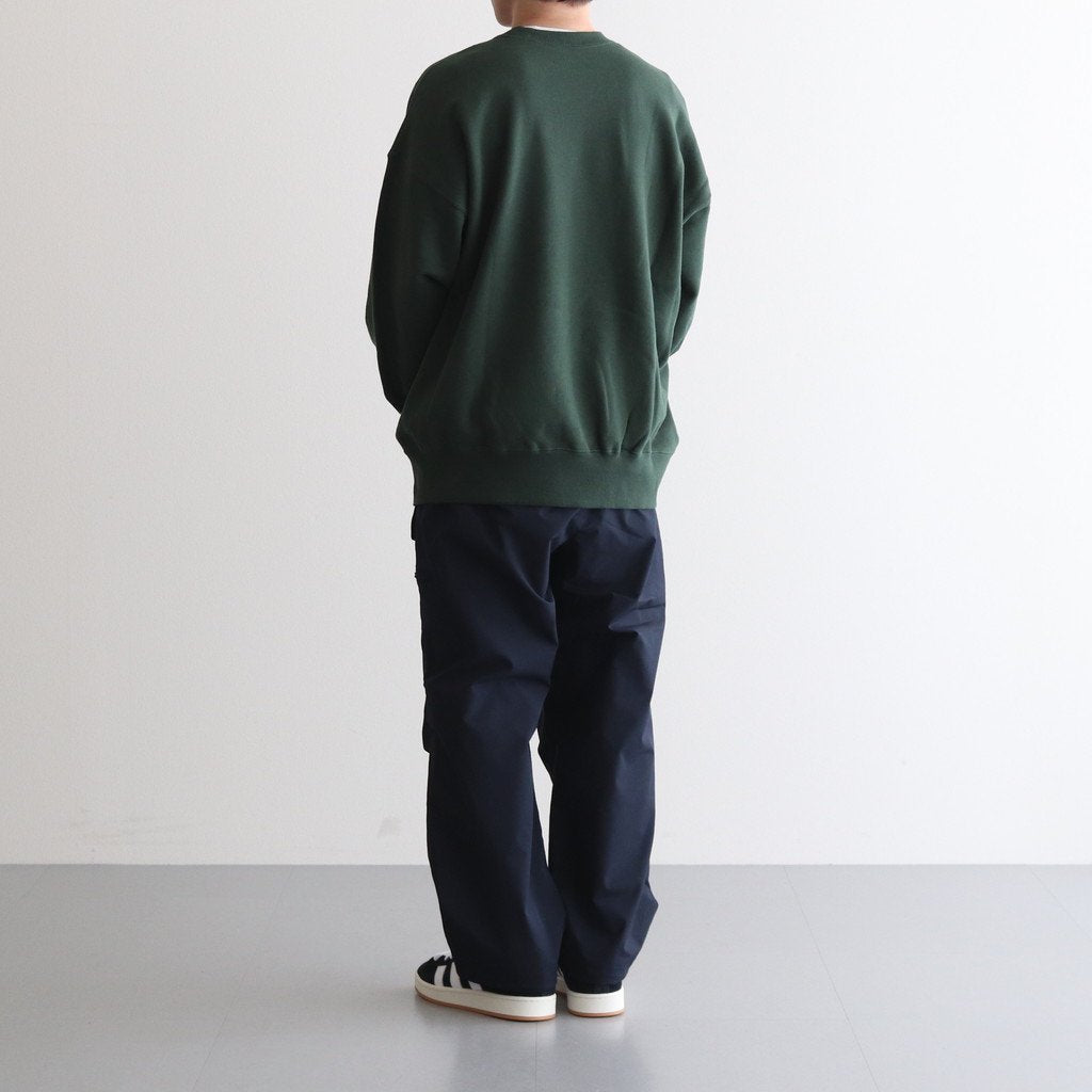 LIGHT OZ CREW NECK SWEAT #GREEN [FSW-23-SW_151]