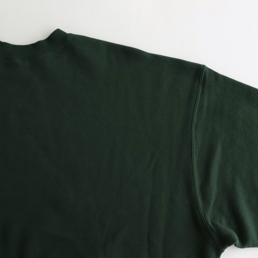 LIGHT OZ CREW NECK SWEAT #GREEN [FSW-23-SW_151]