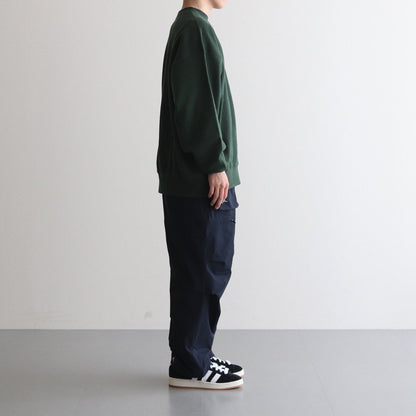 LIGHT OZ CREW NECK SWEAT #GREEN [FSW-23-SW_151]