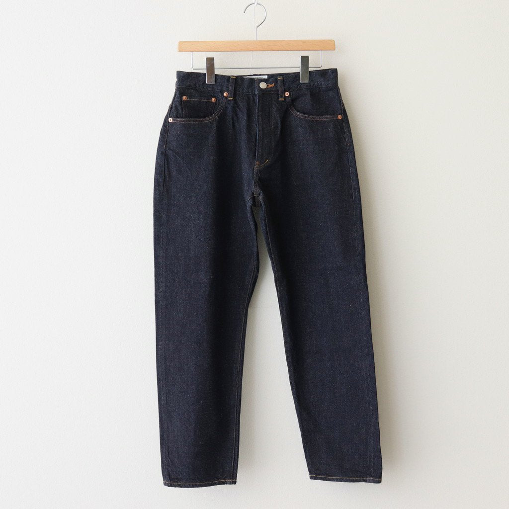 DENIM PANTS WIDE TAPERED #indigo [9-13W]