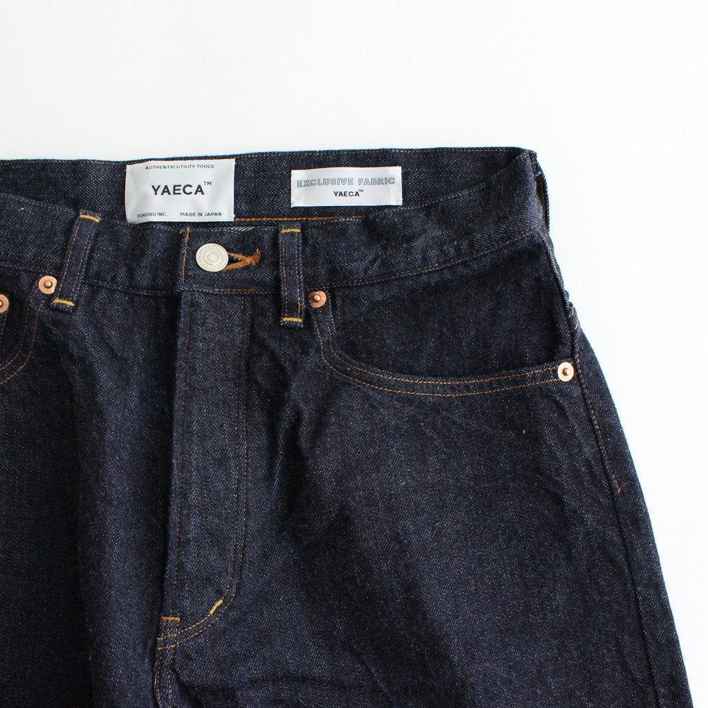 DENIM PANTS WIDE TAPERED #indigo [9-13W]