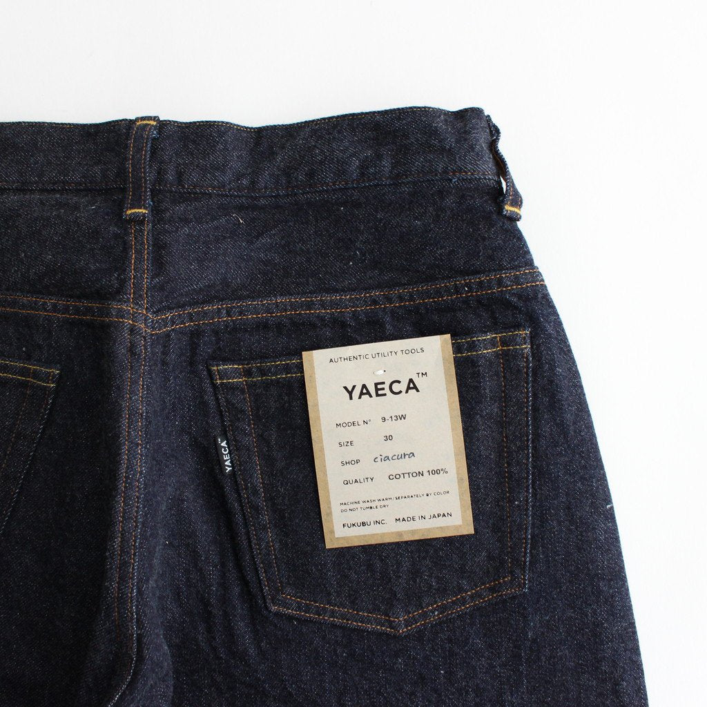 DENIM PANTS WIDE TAPERED #indigo [9-13W]