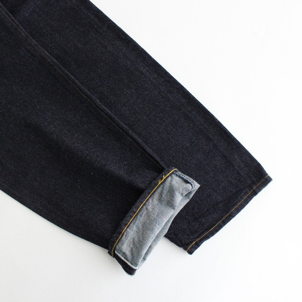 DENIM PANTS WIDE TAPERED #indigo [9-13W]