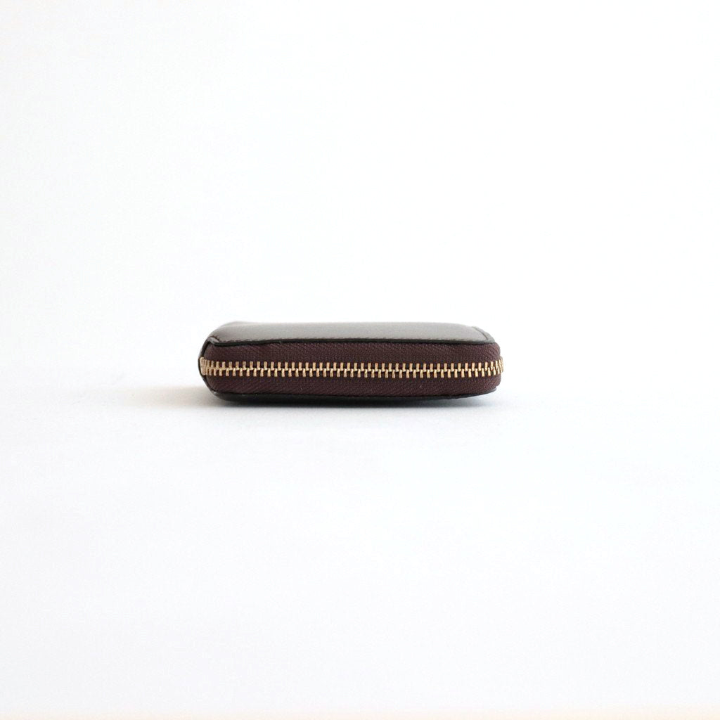 二つ折りZIP財布 - CLASSIC LEATHER LINE #BROWN [8Z-D002-051