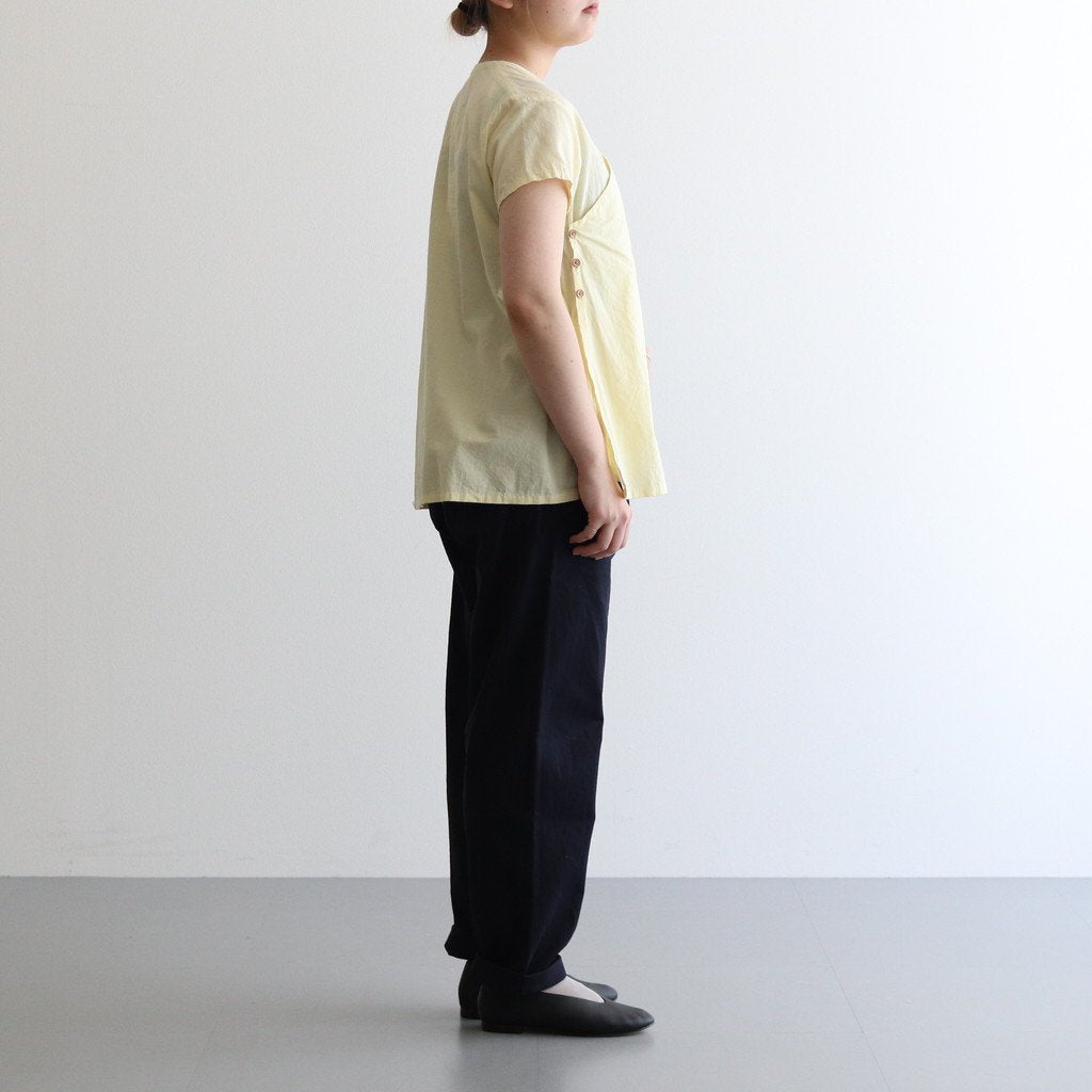 WRAP BLOUSE S/S #LILY [93116]