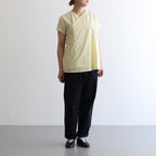 WRAP BLOUSE S/S #LILY [93116]