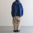 FMSTJK| ナイロンタッサー ガーメントダイ ショートモッズコート #BLUE GREY [RB_FR1002JK]