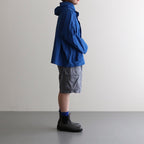 FMSTJK| ナイロンタッサー ガーメントダイ ショートモッズコート #BLUE GREY [RB_FR1002JK]