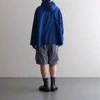 FMSTJK| ナイロンタッサー ガーメントダイ ショートモッズコート #BLUE GREY [RB_FR1002JK]