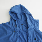 FMSTJK| ナイロンタッサー ガーメントダイ ショートモッズコート #BLUE GREY [RB_FR1002JK]