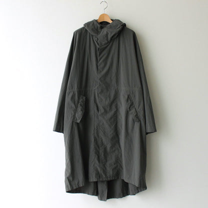 FMFOCT| Nylon Tussor Garment Dye Mod Coat #ELEPHANT GRAY [RB_FR1003CT]
