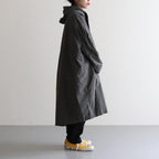 FMFOCT| Nylon Tussor Garment Dye Mod Coat #ELEPHANT GRAY [RB_FR1003CT]