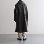 FMFOCT| Nylon Tussor Garment Dye Mod Coat #ELEPHANT GRAY [RB_FR1003CT]