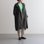 FMFOCT| Nylon Tussor Garment Dye Mod Coat #ELEPHANT GRAY [RB_FR1003CT]