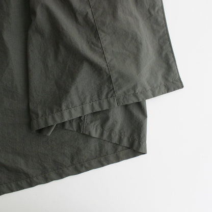 FMFOCT| Nylon Tussor Garment Dye Mod Coat #ELEPHANT GRAY [RB_FR1003CT]
