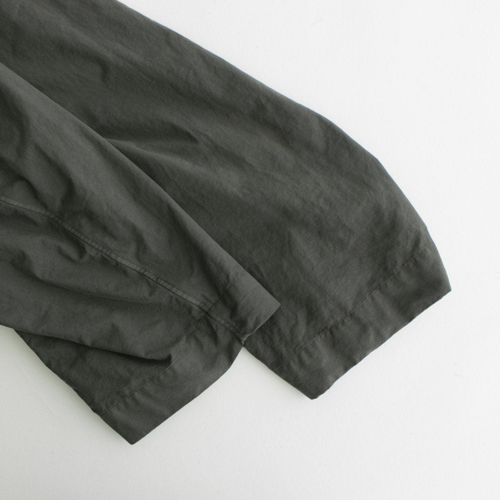 FMFOCT| Nylon Tussor Garment Dye Mod Coat #ELEPHANT GRAY [RB_FR1003CT]