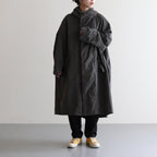 FMFOCT| Nylon Tussor Garment Dye Mod Coat #ELEPHANT GRAY [RB_FR1003CT]