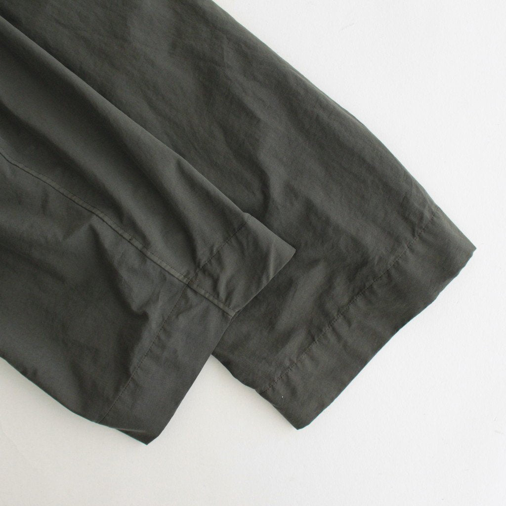 FCCLCT | ナイロンタッサー ガーメントダイ スタンドカラーコート #ELEPHANT GREY [RB_FR1004CT]