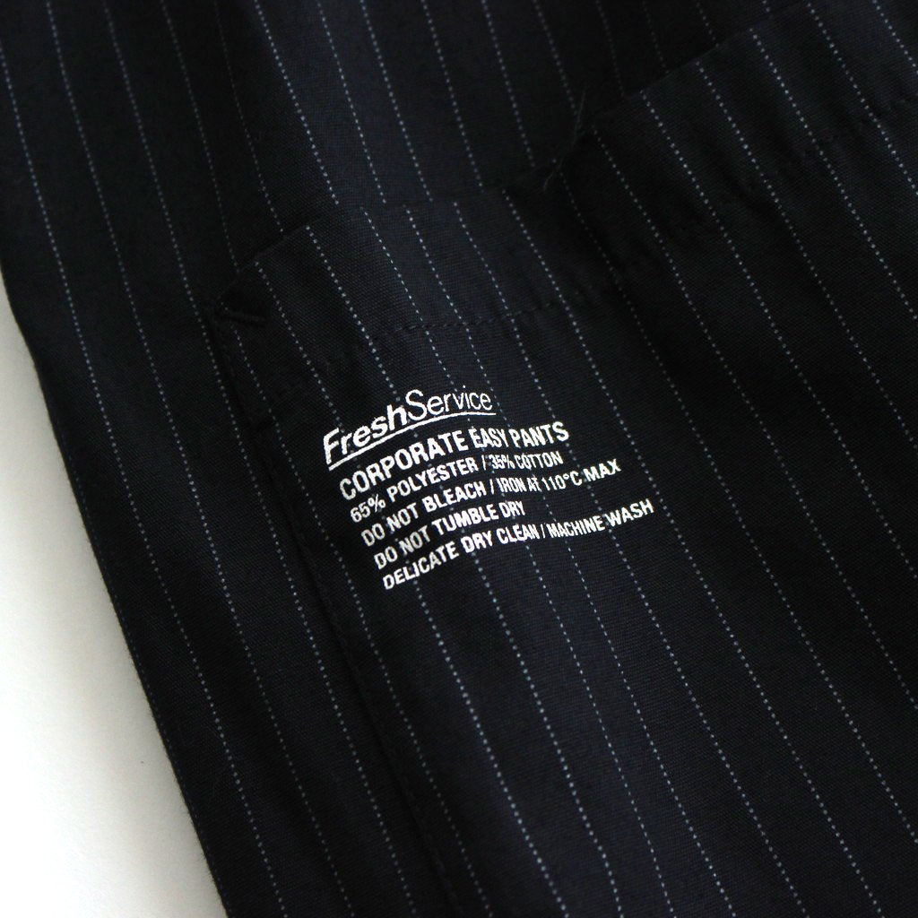 CORPORATE EASY PANTS #BLACK STRIPE [FSC241-40083B]
