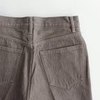 HARD TWIST BROWN DENIM 5P PANTS #MOCHA BROWN [A23AP02MD]