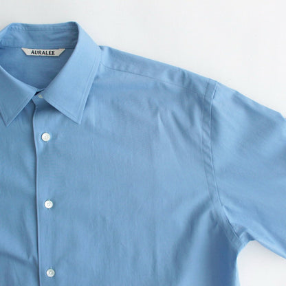 WASHED FINX TWILL SHIRT #BLUE [A23AS03TN]