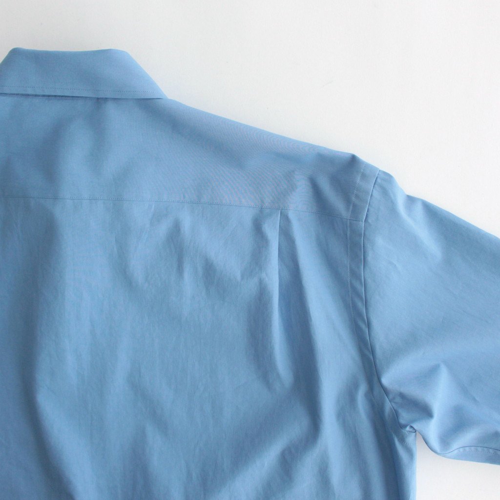 WASHED FINX TWILL SHIRT #BLUE [A23AS03TN]