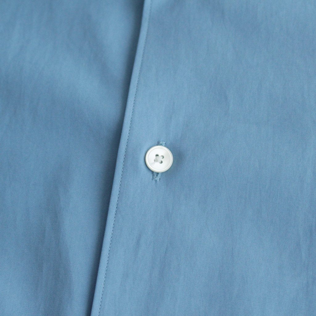 WASHED FINX TWILL SHIRT #BLUE [A23AS03TN]