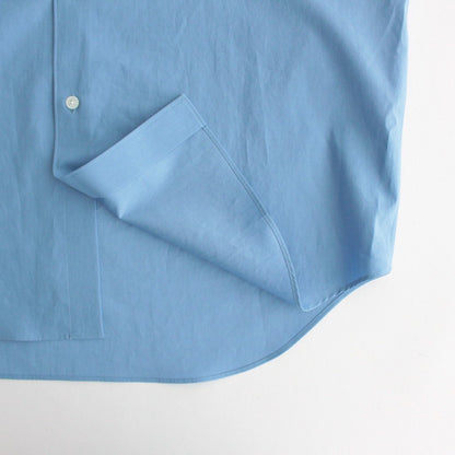 WASHED FINX TWILL SHIRT #BLUE [A23AS03TN]