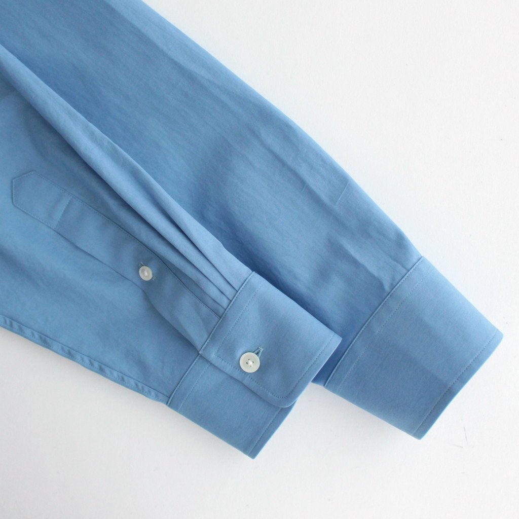 WASHED FINX TWILL SHIRT #BLUE [A23AS03TN]