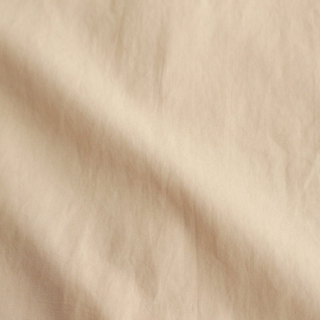 WASHED FINX TWILL SHIRT #LIGHT BROWN [A23AS03TN]