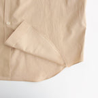 WASHED FINX TWILL SHIRT #LIGHT BROWN [A23AS03TN]