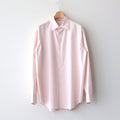 WASHED FINX TWILL SHIRT #LIGHT PINK [A23AS03TN]