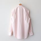 WASHED FINX TWILL SHIRT #LIGHT PINK [A23AS03TN]