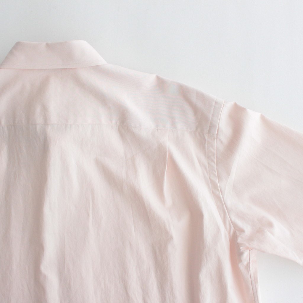 WASHED FINX TWILL SHIRT #LIGHT PINK [A23AS03TN]